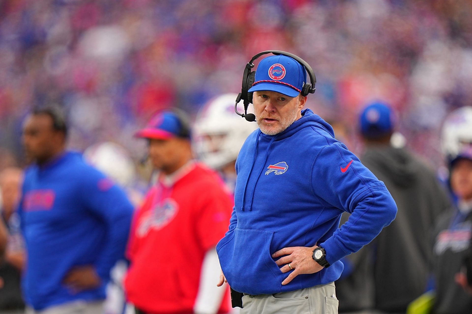 Sean McDermott during Buffalo Bills vs Miami Dolphins - Source: Getty